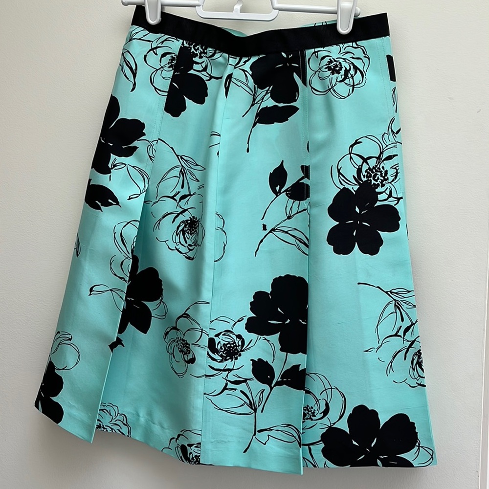 Silk floral skirt 2 petite
